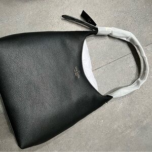 Kate Spade Black Pebbled Leather Shoulder Bag